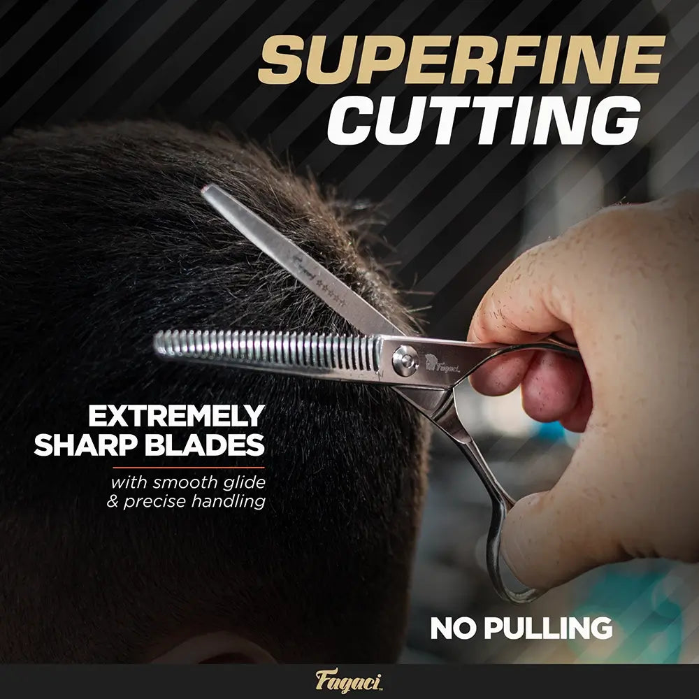 Fagaci Professional Hair Scissors 6” Extremely Sharp Blades, Fine Cutting Blades, Hair Cutting Scissors Professional, Hair Shears, Barber Scissors