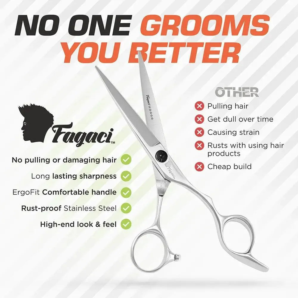 Hair top cutting scissors